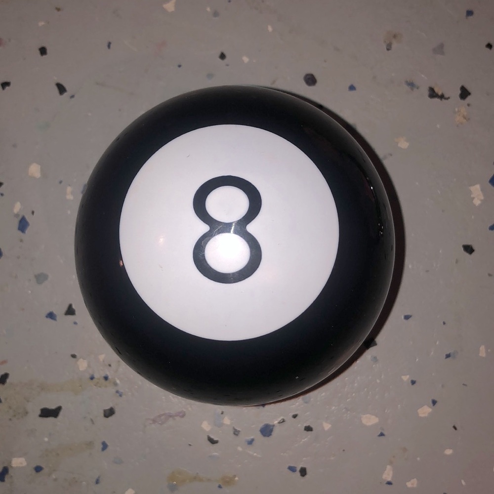 Old school magic 8 ball